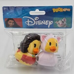 Disney Duckalooz Moana Movie Moana & Pua Rubber Duck Set of 2 -New In Package